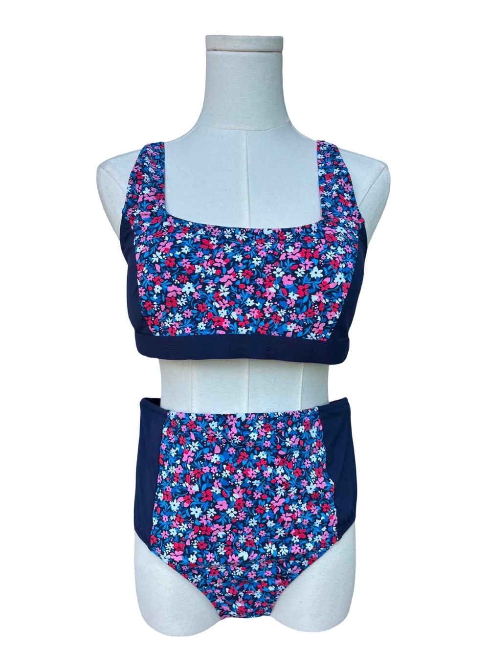 Draper James + Lands' End Two Piece Bathing Suit